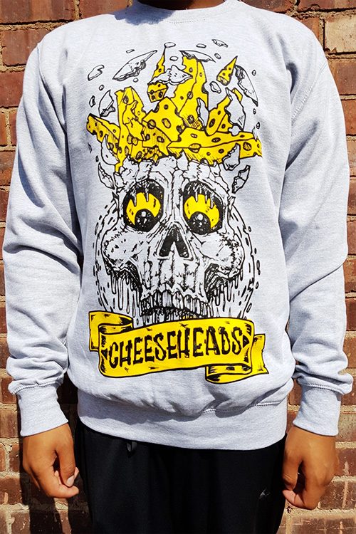 BlueCheese Cheese Heads Long Sleeve Tee Front